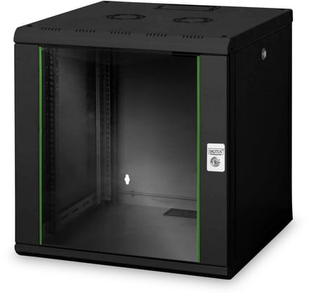 Wandrek Rack Digitus Unique Zwart 19"