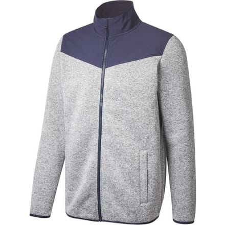 CRIVIT Heren fleecevest (Grijs, L)