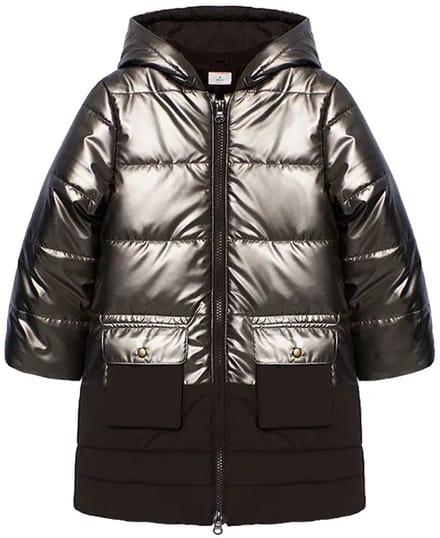 Boboli Technical Parka Bruin,Goud 4 Years Meisje