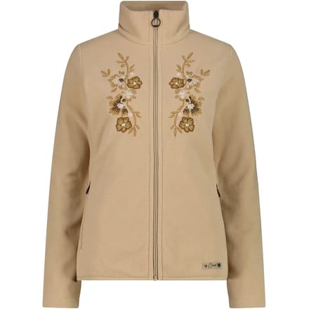 Dames fleece hoodie met rits CMP