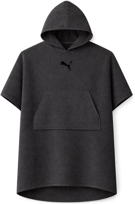 Puma unisex badponcho met capuchon voor strand en sauna 660009