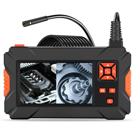P130 High-Definition Rioolbuis Industriële Endoscoop Draagbaar 4,3-inch Full-Color High-Definition 2M Cable 5.5mm Dual Lens black