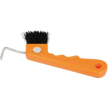 Harry's Horse Hoevenkrabber/borstel magneet One Size Oranje