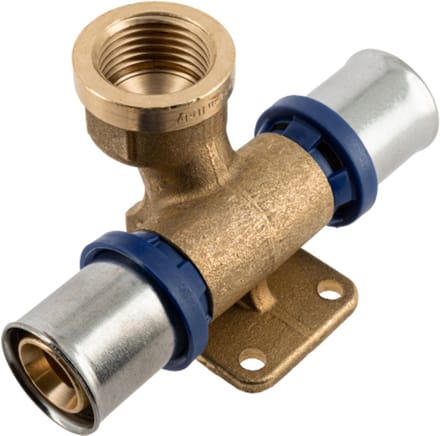BONFIX pers Muurplaat dubbel recht 20x1/2x20 2001413