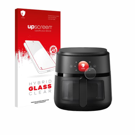upscreen - Screenprotector voor Philips Airfryer 2000 Gen 2 6,2L - Folie Beschermfolie Beschermglas transparant