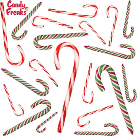 Candy Freaks Zuurstokken - 20 stuks - Mix - Candy cane - Kerst - Zuurstok - Kerstdecoratie
