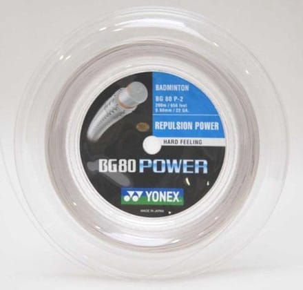 Yonex BG80 Power badmintonsnaar - coil 200m