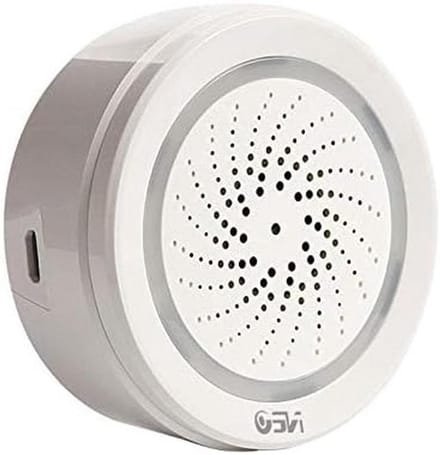 Wifi Sirene Sensor - Alarm Sensor - Huis Beveiligen - Met Temperatuur Vochtigheid - 105 Decibel - Wit