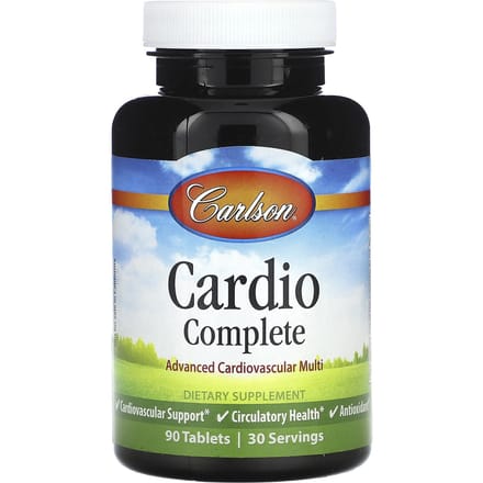 Cardio Complete, Geavanceerde Cardiovasculaire Multivitamine, 90 Tabletten