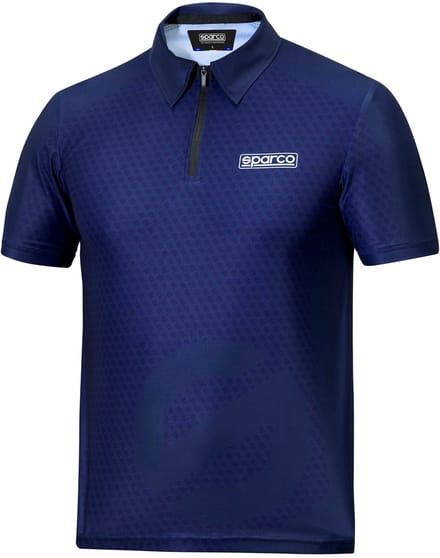 Sparco Subly Poloshirt - Marineblauw - Maat XL
