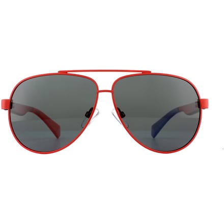 Polaroid Kids Aviator Kids Red Gray Polarisated zonnebril