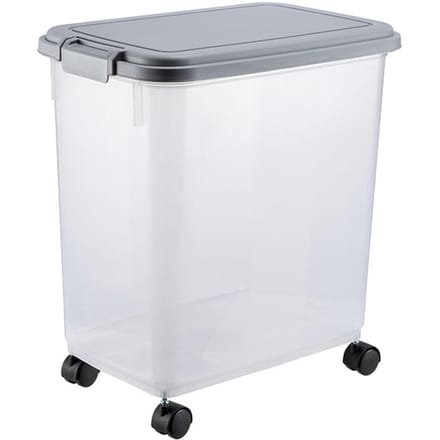 Rijstopbergcontainer 27,6 lb Perfecte afdichting Grote capaciteit Vochtbestendig Voedsel Rijstcontainer gray