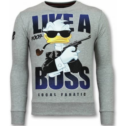 007 Trui - James Bond Heren Sweater - Grijs
