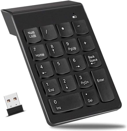 Numeriek toetsenbord draadloos - draadloze numpad - wireless / Bluetooth number pad