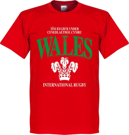 Wales Rugby T-Shirt - Rood - S