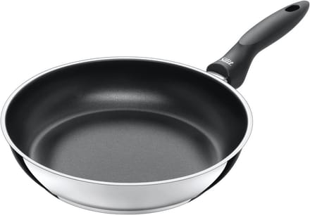Roestvrijstalen Koekenpan 28 cm met Antiaanbaklaag