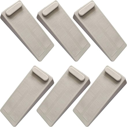 Deurstopper van Rubber - Antislip Voor Muren en Meubels, Vloerwig (6 Stuks)