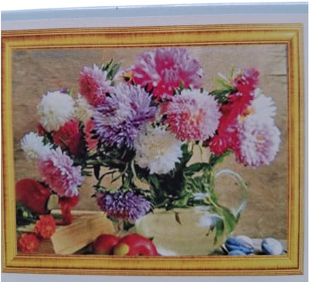 Diamond Painting bloemen 40x30cm