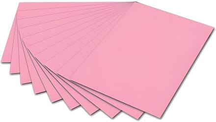 Folia tekenpapier roze 50x70 cm 130 gr 10 vel creatief.