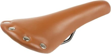 M-Wave Comfortabel fietszadel - Imitatieleer - 278 x 153 mm - Bruin