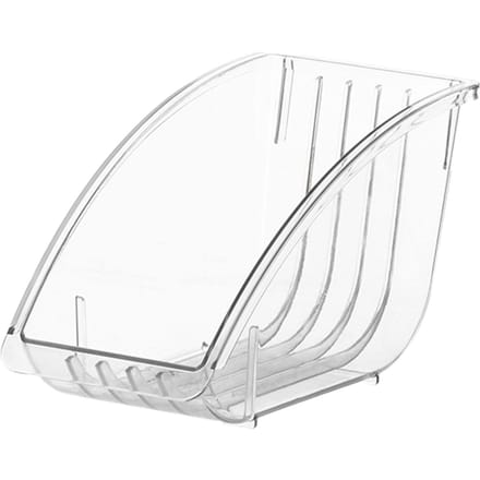 Bordhouder PET Dekselhouder Stabiele Saladebord Organizer Multifunctioneel Bordenrek white