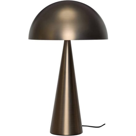 HÜBSCH tafellamp Mush, gebruneerd messing, hoogte 50 cm