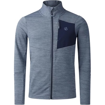 Dare2B Heren Venture Full Zip Stretch Midlayer