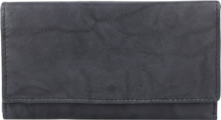 Greenburry Basic Portemonnee RFID Leer 17 cm - Dames - Horizontaal - nightblue