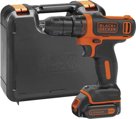 Black+decker Accuboormachine Bdcdd12kb-qw - 10,8v - (2x 1,5ah)