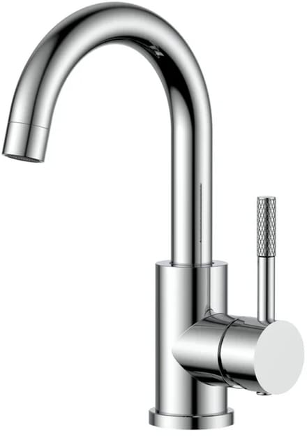 DutchLine - Round S-Grip Wastafelkraan – Chroom