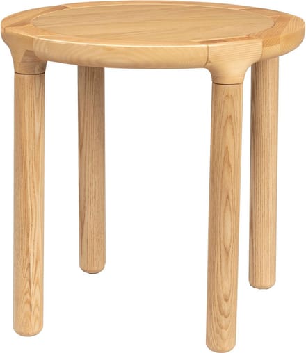 Zuiver Storm Bijzettafel Rond 45 cm Hout Naturel