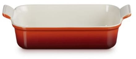 Le Creuset Ovenschaal 26 cm - 2,4 L - Aardewerk - Kersenrood - Rechthoek