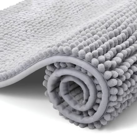 SP® Antislip Douchemat - Binnengebruik - Badmat - Antislipmat - Lichtgrijs - 60cm x 40cm x 1cm