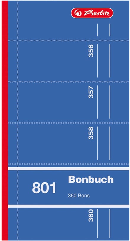 Formulierenboek 'Bonboek 803', A4-formaat, gesorteerd.