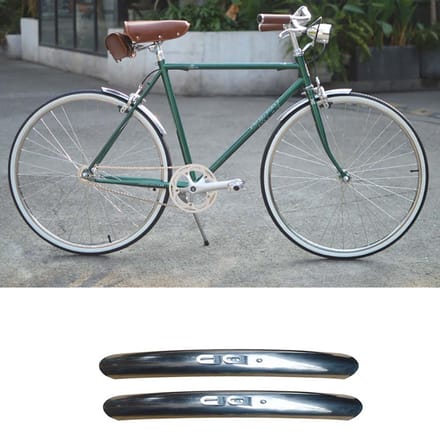 1 Paar Racefiets Spatborden 700c 27'' Fietsen Fietsen Voor- & Achterspatborden Zilver gray