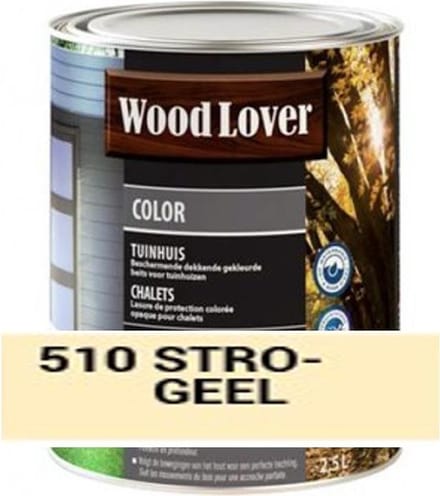 Woodlover Color - 2.5L - 510 - Yellow straw