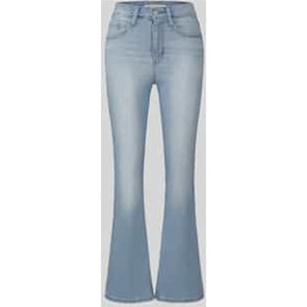Slim fit bootcut-jeans van katoenmix model '725®'