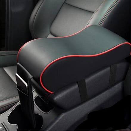 Armsteunbox Ruimte Memory Foam Armsteunbox Auto Armsteunbox Auto Accessoires rood/zwart