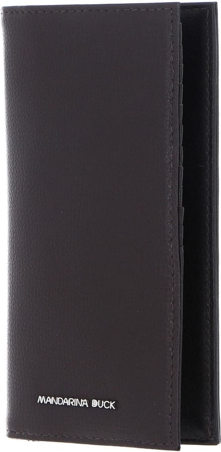 MANDARINA DUCK Leren Portemonnee Mellow Urban Wallet Mole Donkerbruin