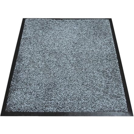Eazycare Wash vuilvangmat, hooggetrokken nylon, 600 x 850 mm, grijs