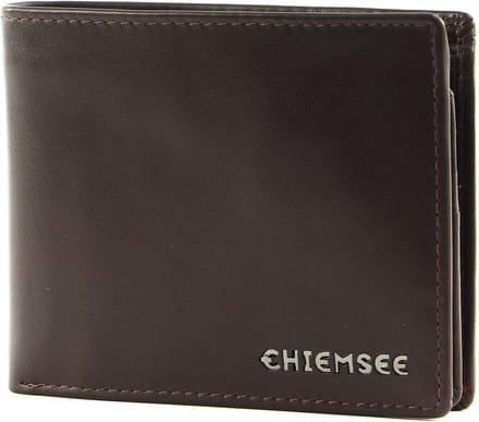 CHIEMSEE Leren Portemonnee Leather Wallet Brown Donkerbruin