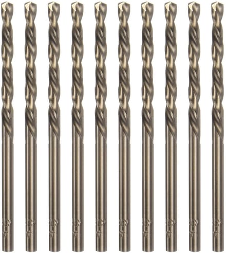 Solidchoice - Set van 10 Kobalt Jobber Boren, HSS M35