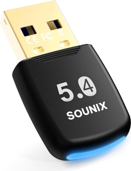 Sounix Bluetooth 5.4 adapter - USB-adapter - Plug and Play - Windows 11/10/8.1