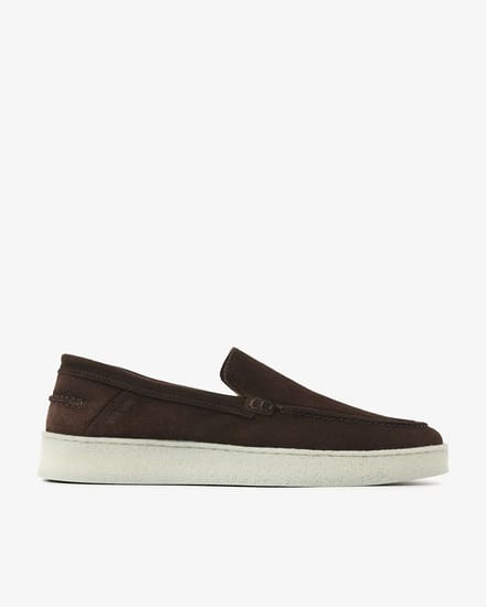 VIA VAI Zane Tyler Loafers Heren - Suède - Bruin - Maat 41