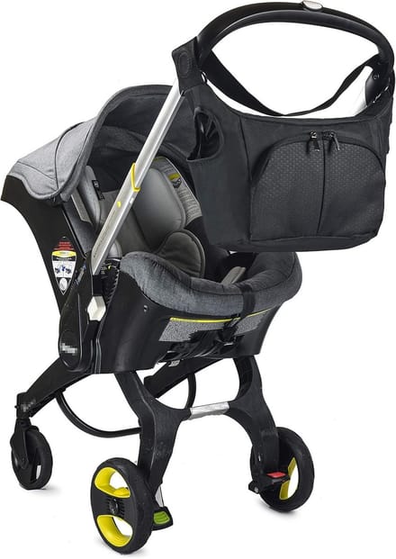 Baby Organizer Tas - Luier Tas - Kinderwagen Accessoire - Universeel Compatibel - 454 g - Zwart