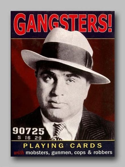 Boosterbox Gangsters speelkaarten - Pokerkaarten single deck karton.
