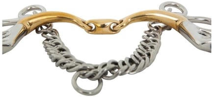 BR BABY PELHAM SOFT CONTACT 14MM DUBBEL GEBROKEN