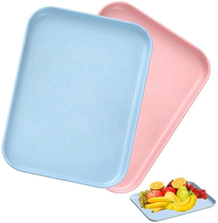 Allecto - Dienblad - Keukendienblad - Antislip - Roze en Blauw