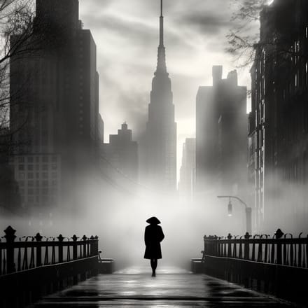SOLITUDE CITY: plexiglas 100x150cm