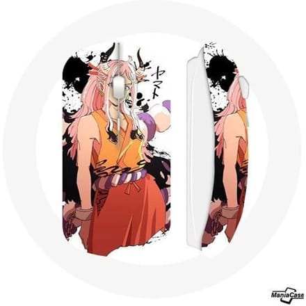 Souris Sans Fil - One Piece - Yamato - USB Wifi Inclus - Compatible Mac et PC - Blanc